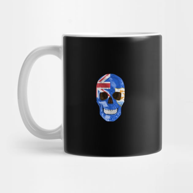 Anguilla Flag Skull - Gift for Anguillan With Roots From Anguilla by Country Flags